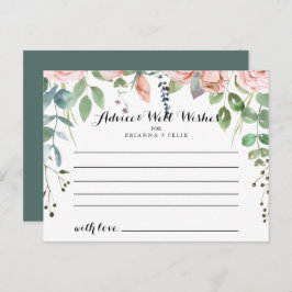 Summer Breeze Floral Weddenschap Card Briefkaart
