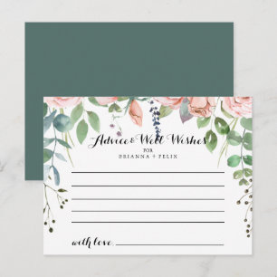 Summer Breeze Floral Weddenschap Card Briefkaart