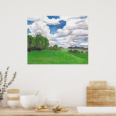 Summer Breeze in the Hills Print (Keuken)