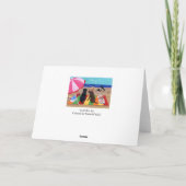 Summer Breeze Labradors schilderen Kaart (Achterkant)