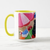 Summer Breeze Labradors schilderen Mok (Links)