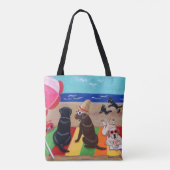 Summer Breeze Labradors Tas schilderen (Achterkant)