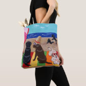 Summer Breeze Labradors Tas schilderen (Dichtbij)