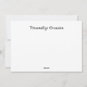 Summer Breeze Promenade Waterverf strandwandeling Feestdagenkaart (Achterkant)