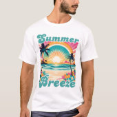 Summer Breeze Retro Graphic Shirt (Voorkant)
