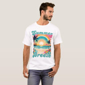 Summer Breeze Retro Graphic Shirt (Voorkant volledig)