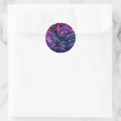 Summer Breeze Ronde Sticker (Tas)