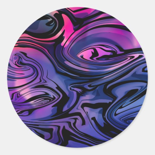 Summer Breeze Ronde Sticker (Voorkant)