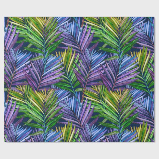 Summer Breeze Tropische balken Cadeaupapier (Vlak)