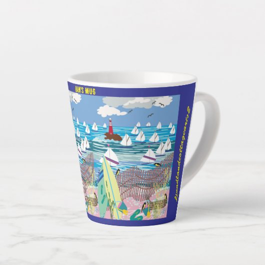 Summer Breezin Latte Mok (Rechterhoek)