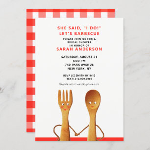 Summer Bridal Shower-uitnodiging Kaart