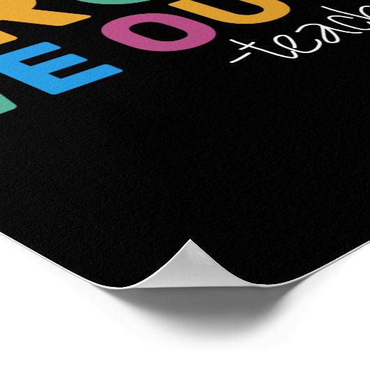 Summer Bruh We Out Leraren Schattig Einde van het Poster (Hoek)