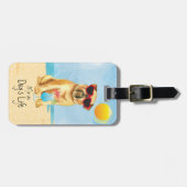 Summer Brussels Griffon Bagagelabel (Voorkant horizontaal)