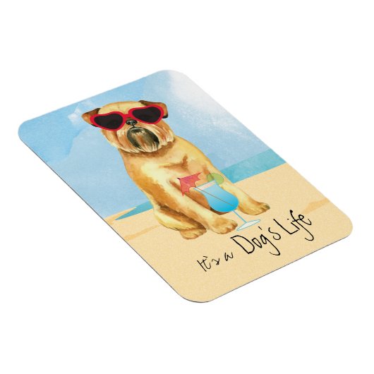 Summer Brussels Griffon Magneet (Rechterzijde)