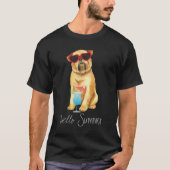 Summer Brussels Griffon T-shirt (Voorkant)