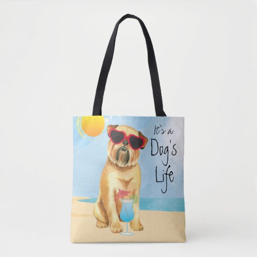 Summer Brussels Griffon Tote Bag (Voorkant)
