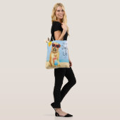 Summer Brussels Griffon Tote Bag (Op model)