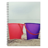 Summer Bucket List, Zand Pails at the Ocean Notitieboek (Voorkant)