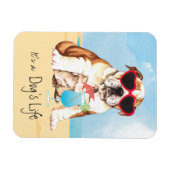 Summer Bulldog Magneet (Horizontaal)