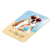 Summer Bulldog Magneet (Linkerzijde)