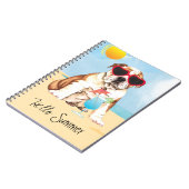 Summer Bulldog Notitieboek (Linkerzijde)