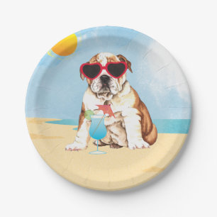 Summer Bulldog Papieren Bordje
