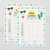 Summer Bunco Score Kaart juni juli (Voorkant / Achterkant)