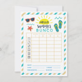 Summer Bunco Score Kaart juni juli (Achterkant)