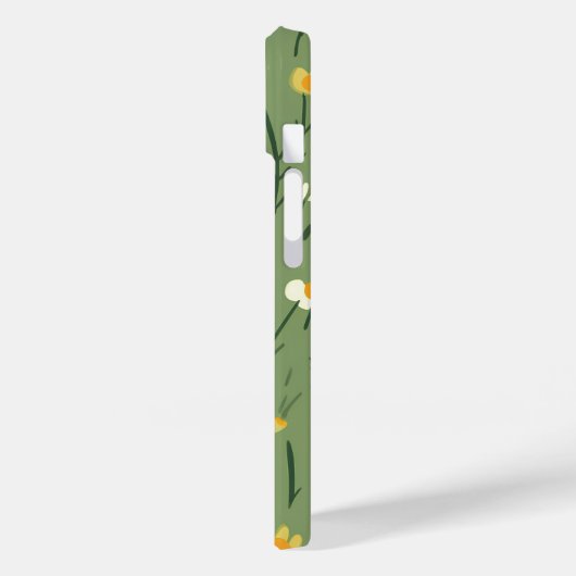 Summer Buttercups op groen Case-Mate iPhone Case (Achterkant / Links)