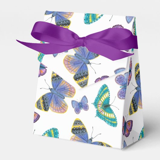 Summer Butterflies Bedankdoosjes (Voorkant Zijde)