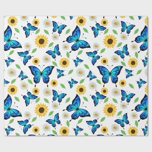 Summer Butterflies Cadeaupapier (Vlak)
