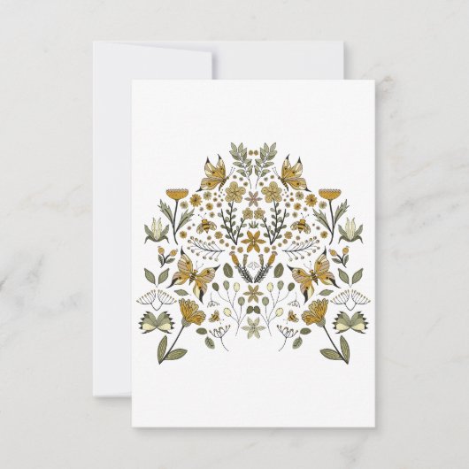 Summer Butterflies Kaart (Voorkant)