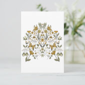 Summer Butterflies Kaart (Staand voorkant)