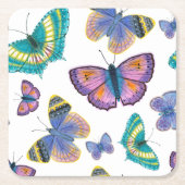 Summer Butterflies Kartonnen Onderzetters (Voorkant)