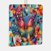 Summer Butterflies Keramisch Ornament (Rechts)