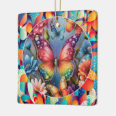 Summer Butterflies Keramisch Ornament (Links)