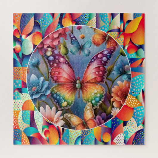 Summer Butterflies Legpuzzel (Verticaal)