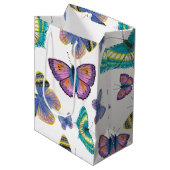 Summer Butterflies Medium Cadeauzakje (Voorkant Gekanteld)