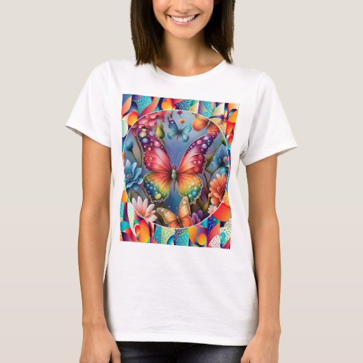 Summer Butterflies T-shirt (Voorkant)