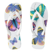 Summer Butterflies Teenslippers (Voetbed)