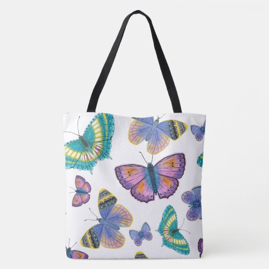 Summer Butterflies Tote Bag (Achterkant)