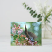 Summer Butterfly Blues Briefkaart (Staand voorkant)