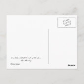 Summer Butterfly Blues Briefkaart (Achterkant)