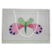 Summer Butterfly Gift Bag Groot Cadeauzakje (Achterkant)