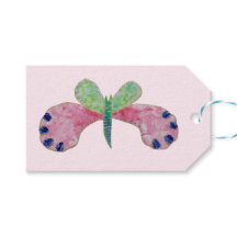 Summer Butterfly Gift Label