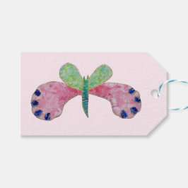 Summer Butterfly Gift Label Cadeaulabel