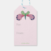 Summer Butterfly Gift Label Cadeaulabel (Achterkant)