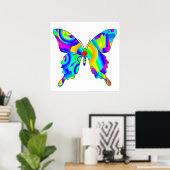 Summer Butterfly Poster (Thuiskantoor)