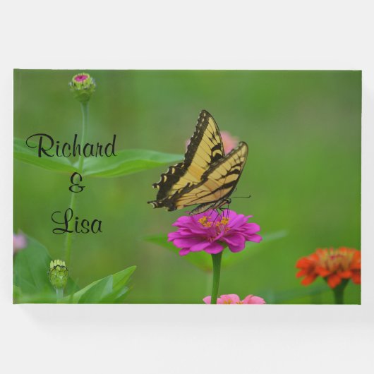 Summer Butterfly Wedding Gastenboek (Voorkant)