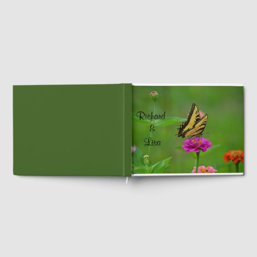 Summer Butterfly Wedding Gastenboek (Volledig)